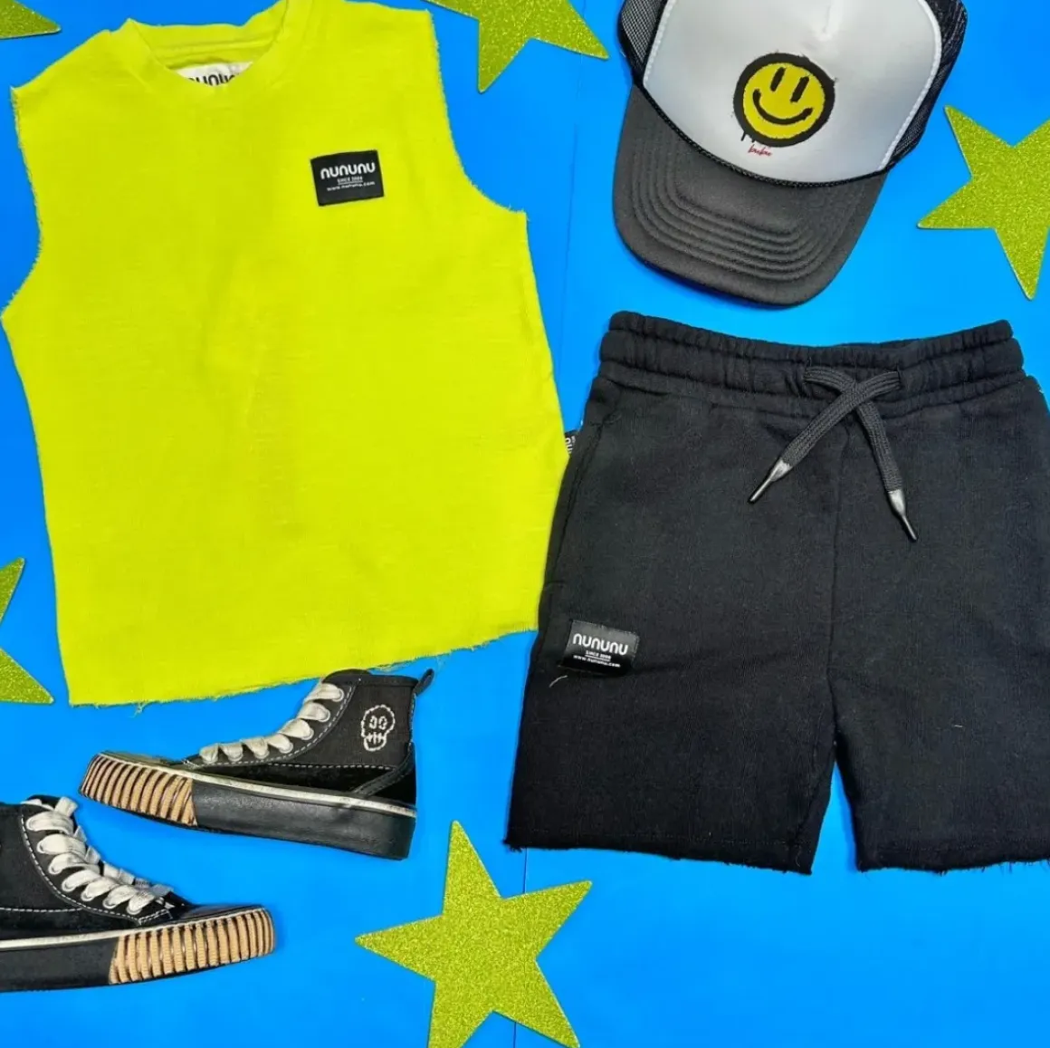 NU PATCH SWEAT SHORTS