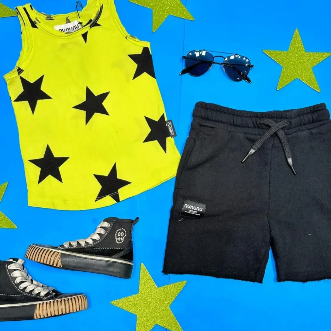 NU PATCH SWEAT SHORTS