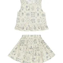 OCEANSIDE TILE TANK TOP AND SKIRT SET
