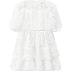 OTILLIE LACE APPLIQUE DRESS