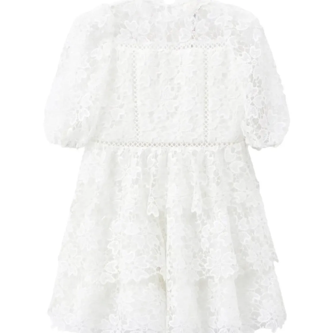 OTILLIE LACE APPLIQUE DRESS