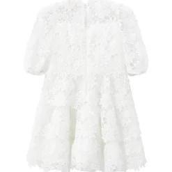 OTILLIE LACE APPLIQUE DRESS