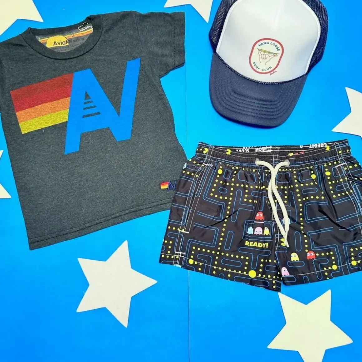 PACMAN SWIM TRUNKS