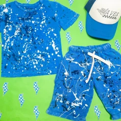 PAINT SPLATTER SHORTS