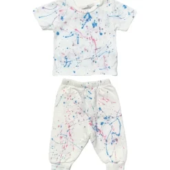 PAINT SPLATTER TSHIRT AND SWEATPANTS SET