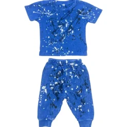 PAINT SPLATTER TSHIRT AND SWEATPANTS SET