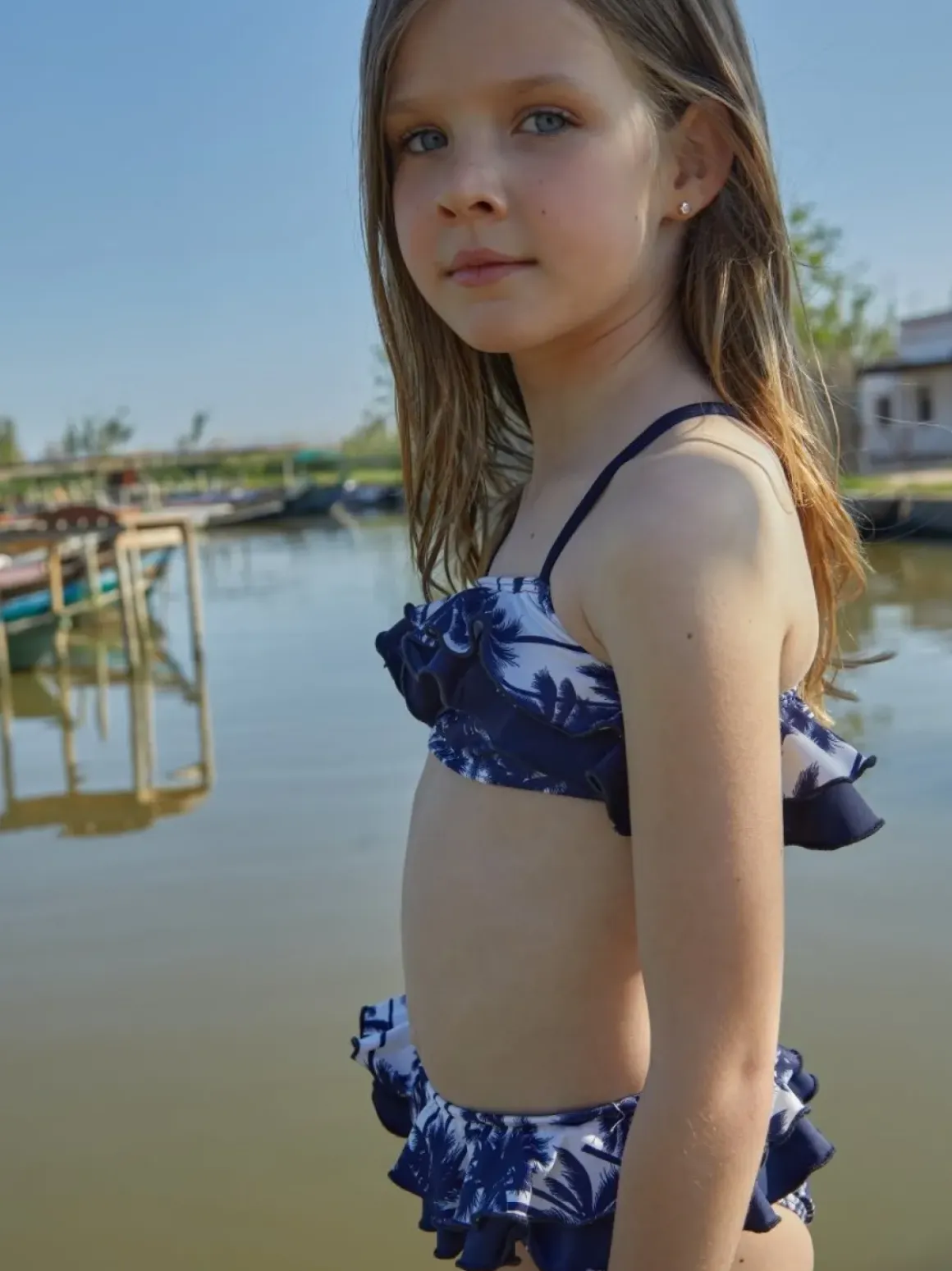 PALM TREES TWO PIECE BIKINI