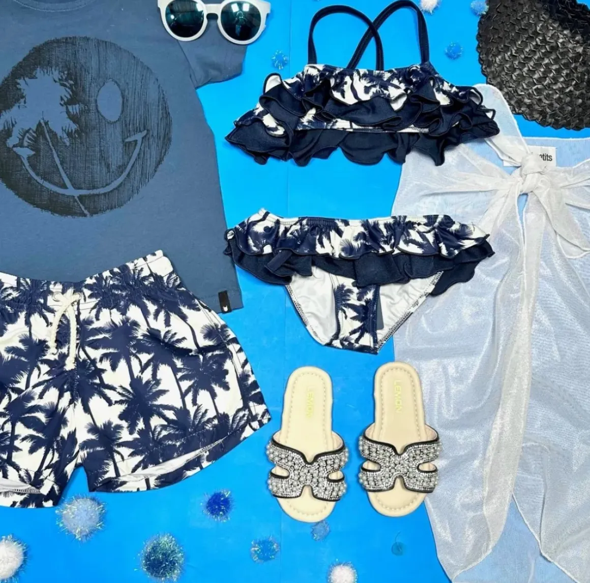 PALM TREES TWO PIECE BIKINI