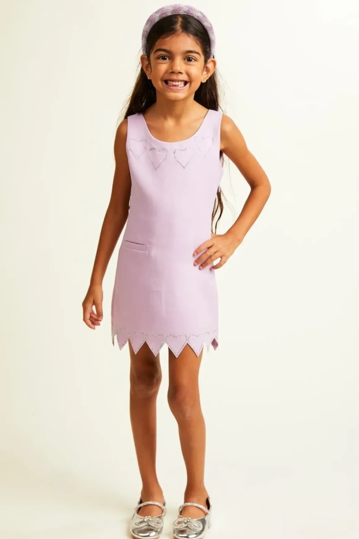 PARIS CRYSTAL HEARTS DRESS