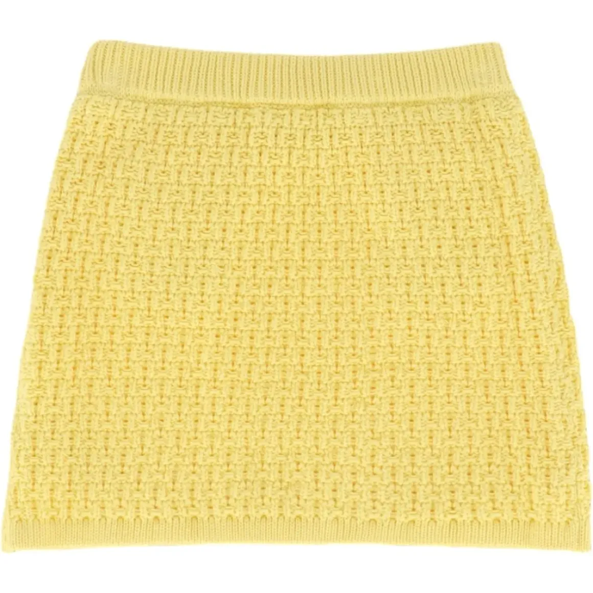 PARIS PEARL TRIM KNITTED SKIRT