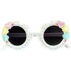 PASTEL HEARTS FLOWER SUNGLASSES