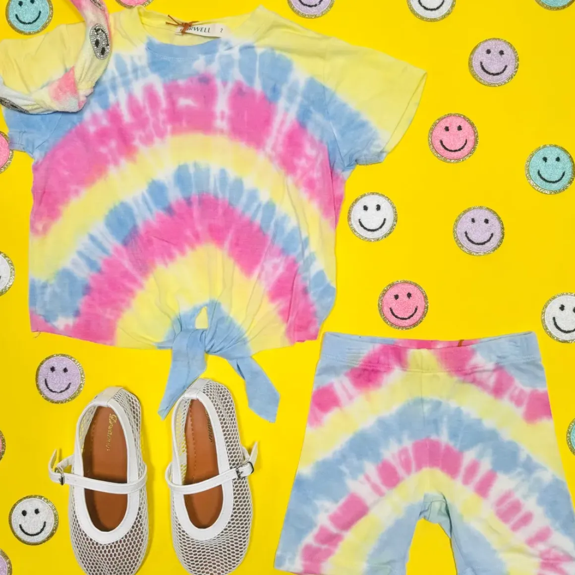 PASTEL PARTY BIKER SHORTS