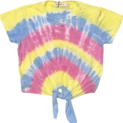 PASTEL PARTY TIE FRONT BEACH TSHIRT