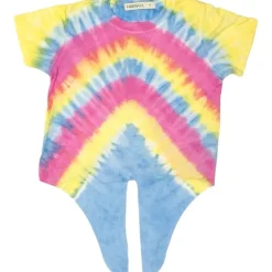 PASTEL PARTY TIE FRONT BEACH TSHIRT