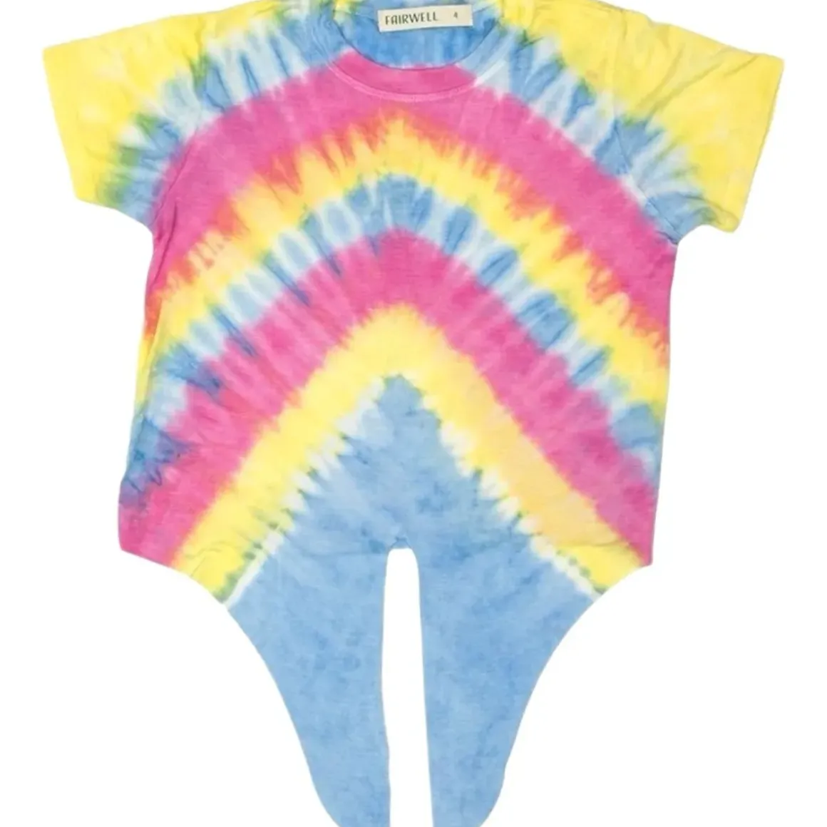 PASTEL PARTY TIE FRONT BEACH TSHIRT