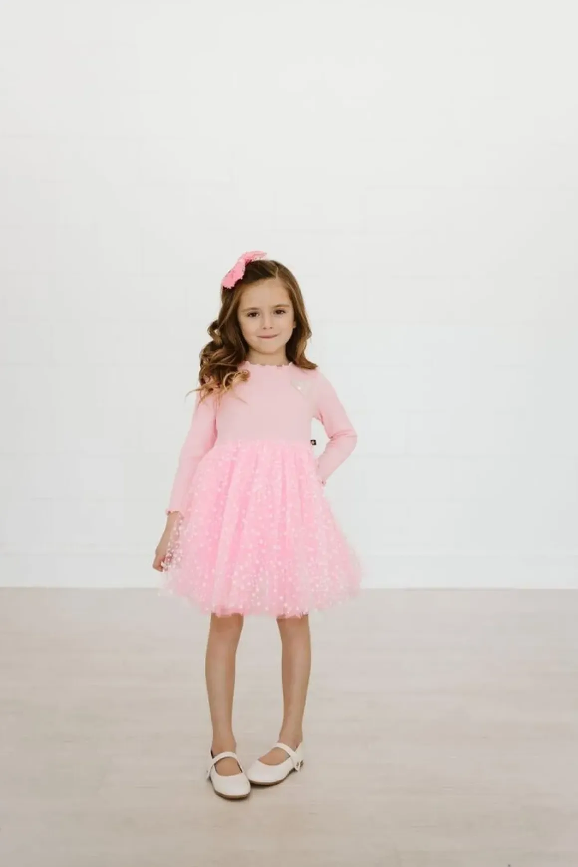 PATCHED HEART TWINKLE TUTU DRESS