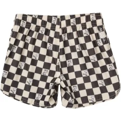 PEANUTS CHECKERED SWIM TRUNKS