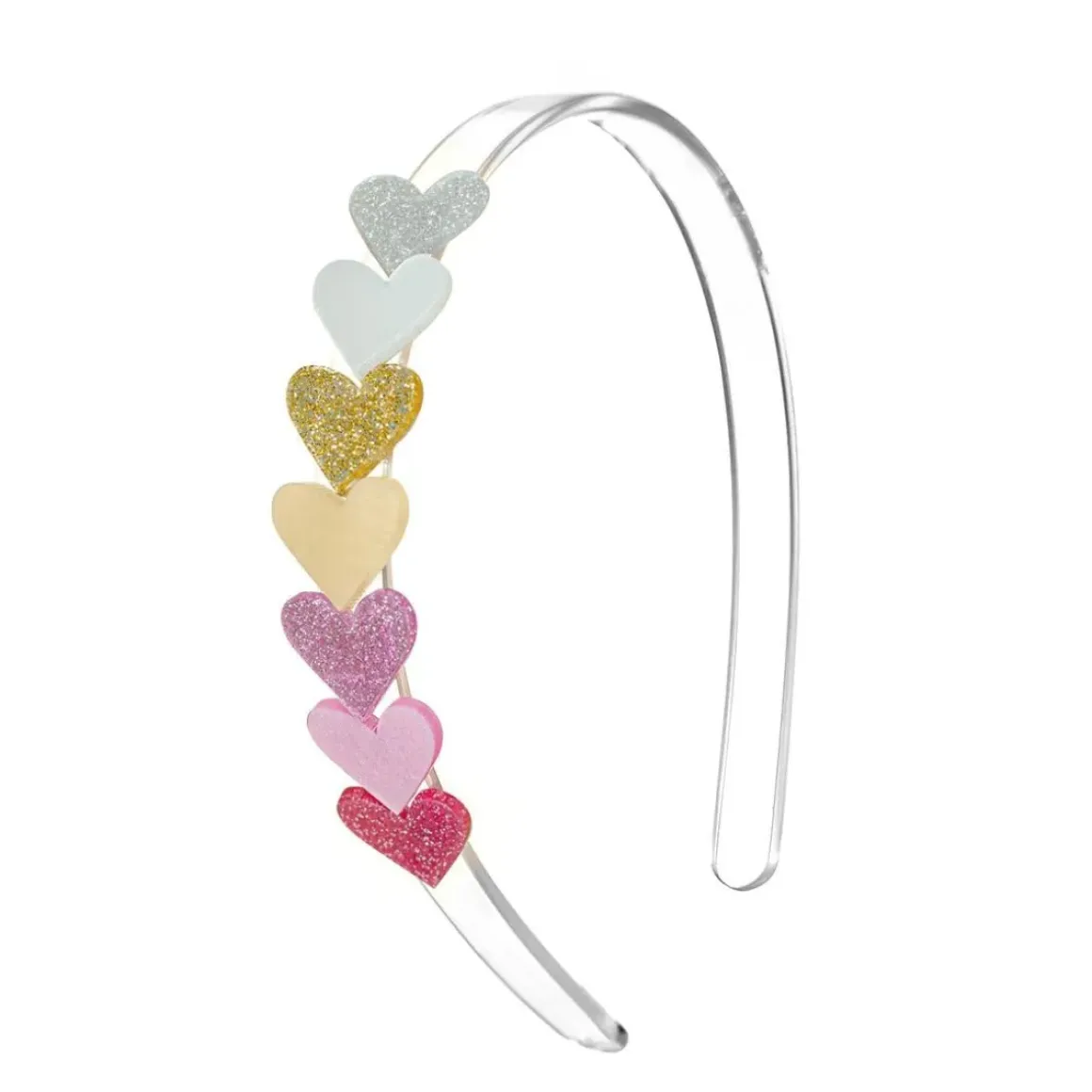 PEARL HEARTS HEADBAND