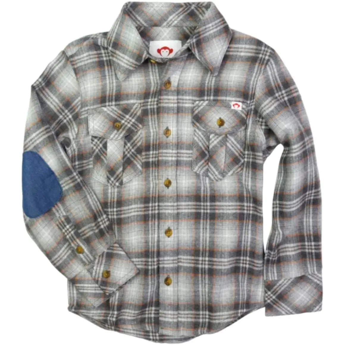 PLAID FLANNEL BUTTON DOWN TOP