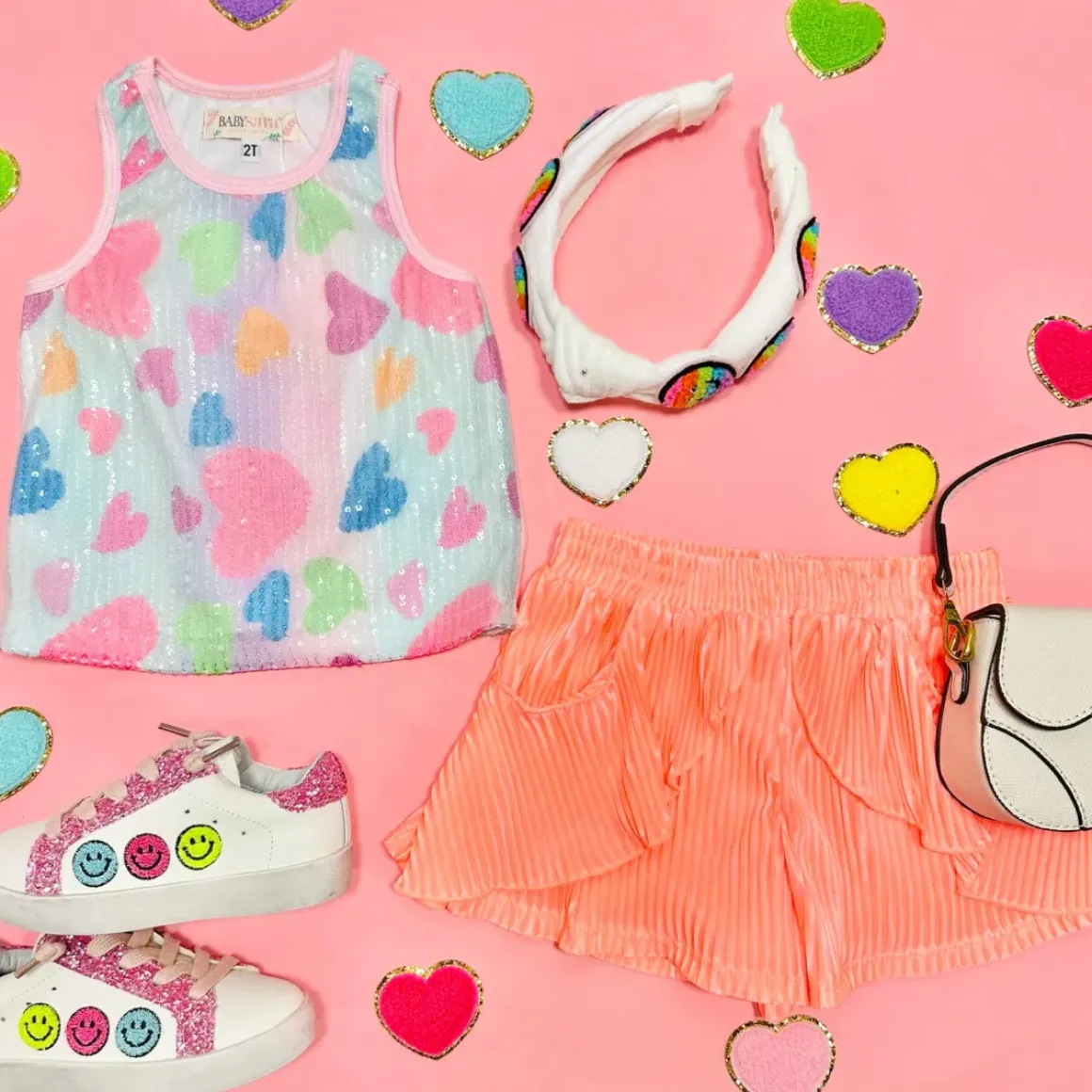 PLEATED RUFFLE SHORTS