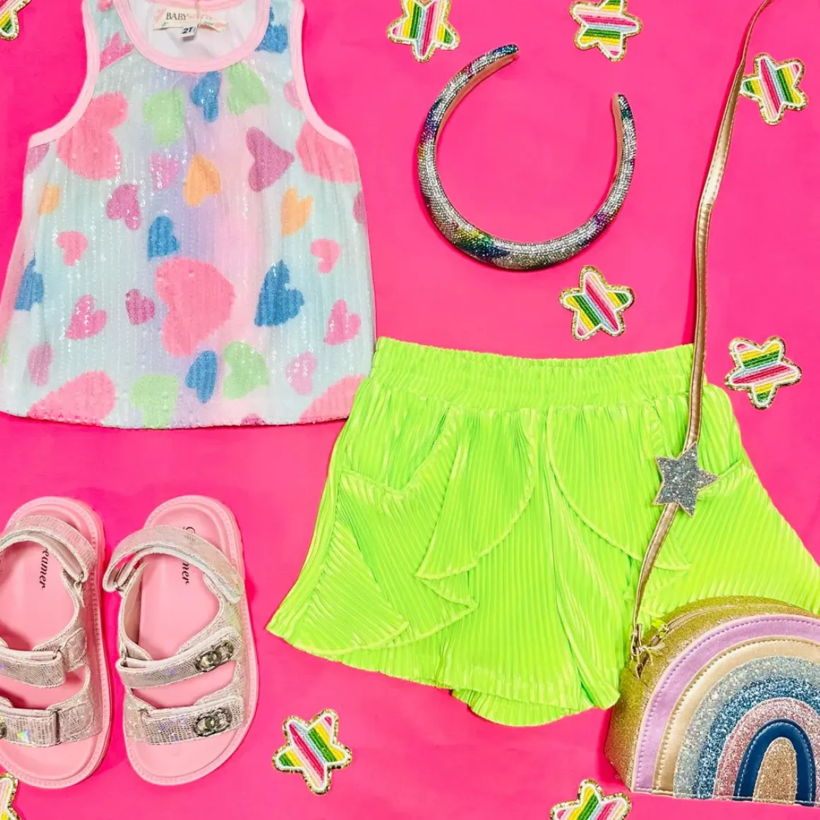 PLEATED RUFFLE SHORTS