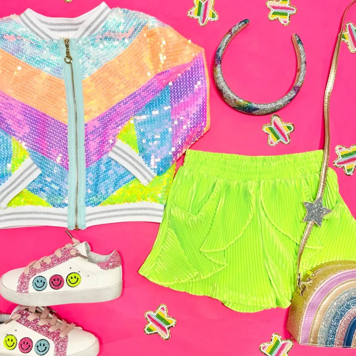 PLEATED RUFFLE SHORTS
