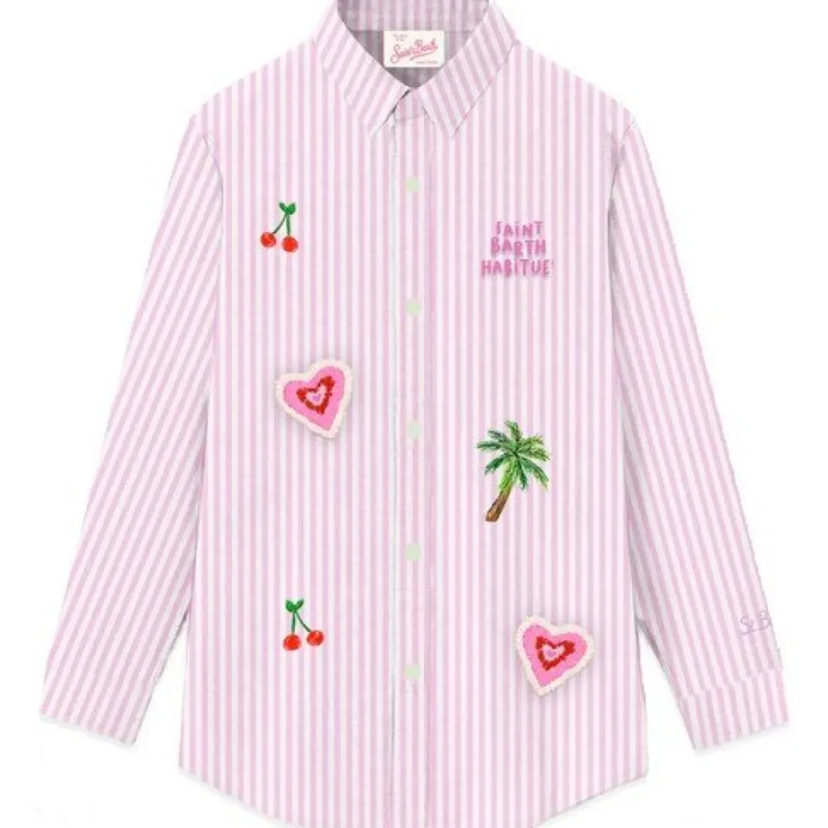 POPELINE STRIPES MINI BRIDGITTE BUTTON DOWN TOP (PREORDER)