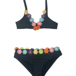 POPPY FLOWERS TWO PIECE BIKINI