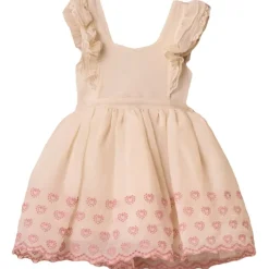 PROVENCE EYELET HEARTS DRESS