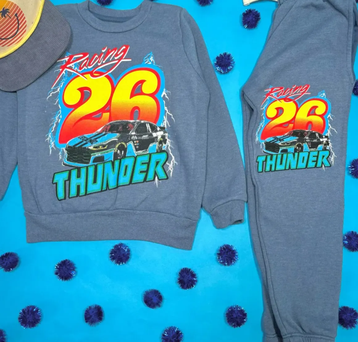 RACE CAR SWEATSHIRT