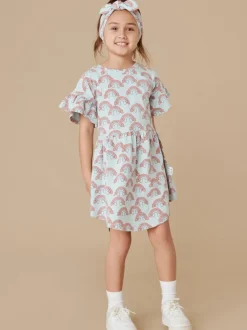 RAINBOW FRILL DRESS
