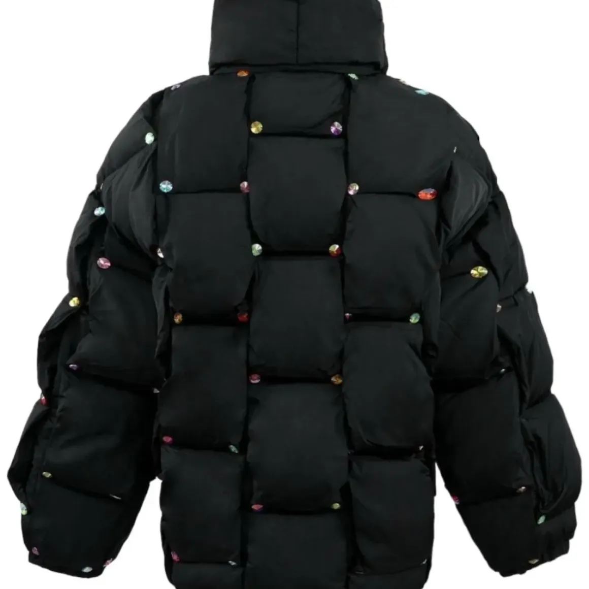 RAINBOW GEM GUILTED PUFFER JACKET