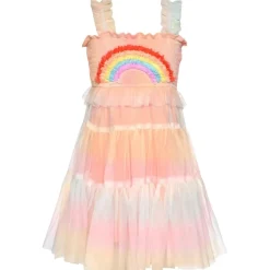 RAINBOW MESH DRESS
