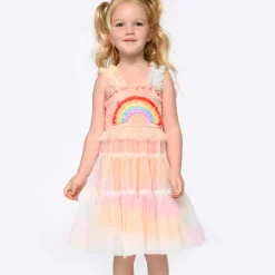 RAINBOW MESH DRESS