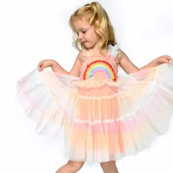RAINBOW MESH DRESS