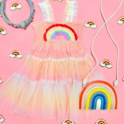 RAINBOW MESH DRESS