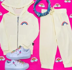 RAINBOW ZIP UP HOODIE