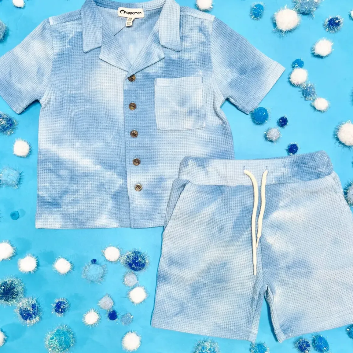 RESORT TIE DYE BUTTON DOWN