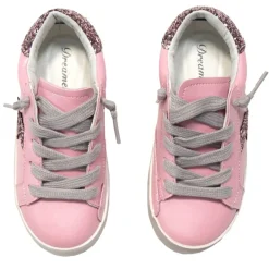 ROSE GLITTER LIGHTNING BOLT SNEAKERS