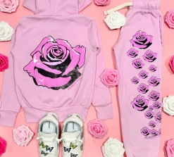 ROSE ZIP UP HOODIE