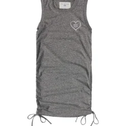 RUCHED TIE DRESS