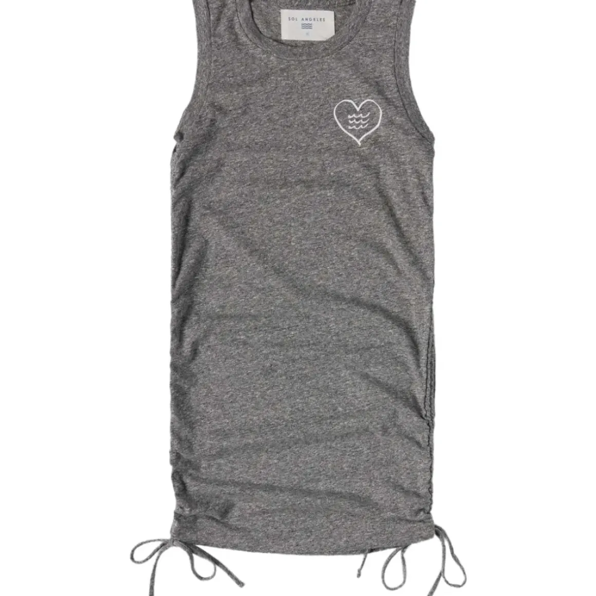 RUCHED TIE DRESS