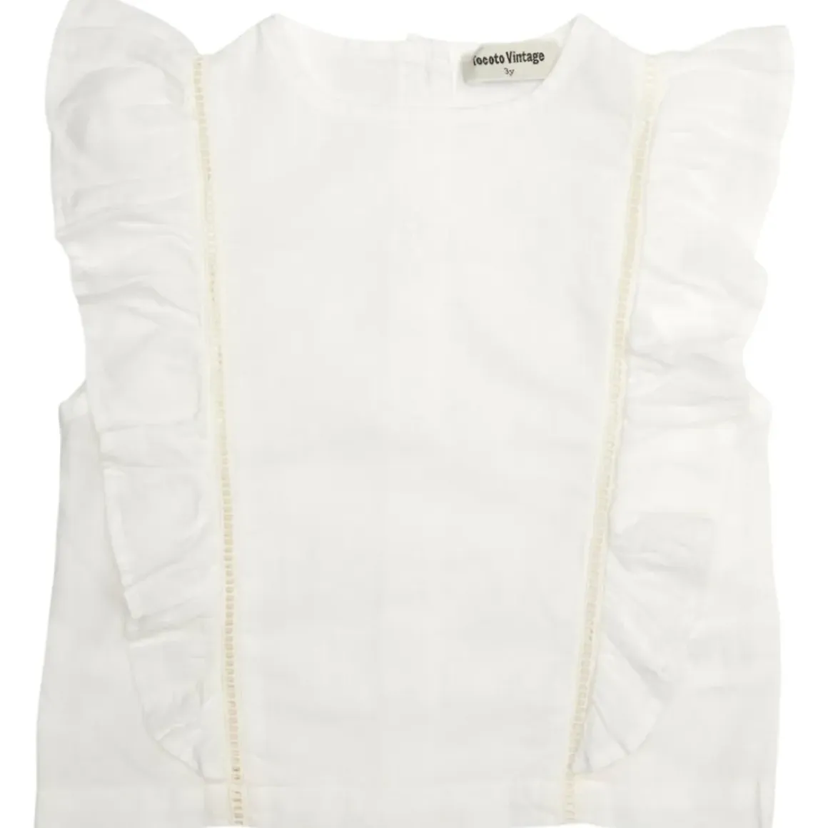 RUFFLE SLEEVE TANK TOP