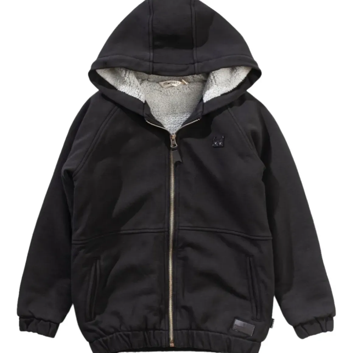 RUGGED SHERPA ZIP UP HOODIE JACKET