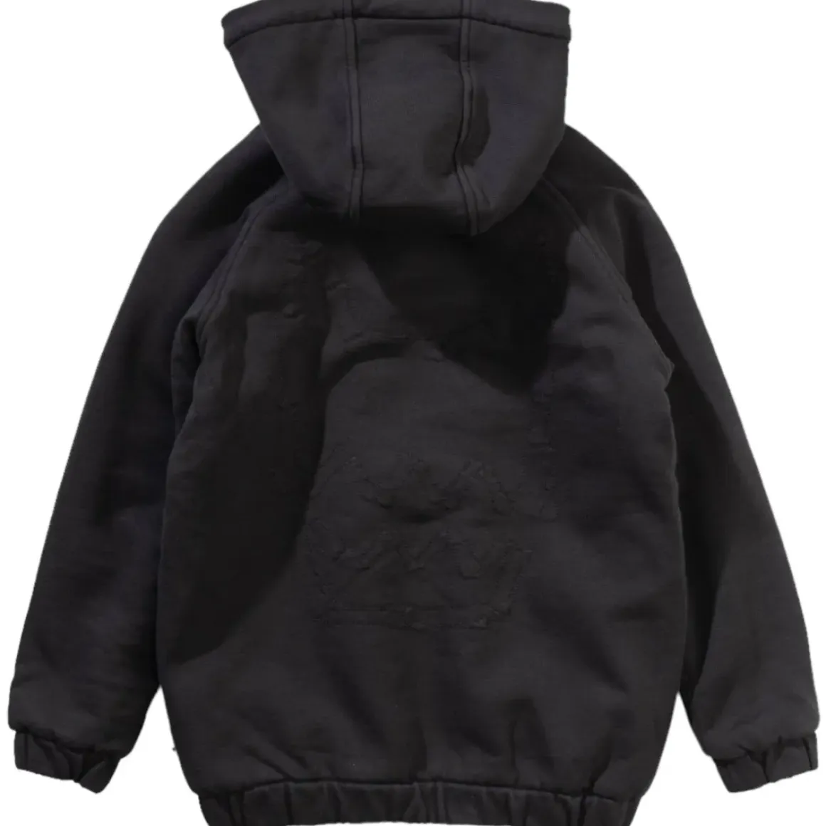 RUGGED SHERPA ZIP UP HOODIE JACKET