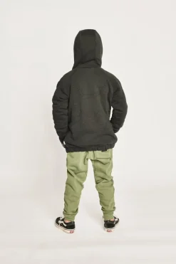 RUGGED SHERPA ZIP UP HOODIE JACKET