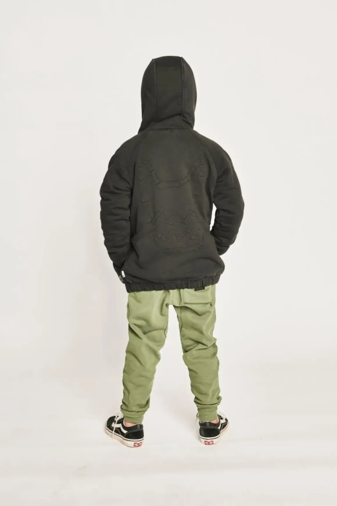 RUGGED SHERPA ZIP UP HOODIE JACKET