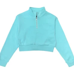 SEA GLASS DYLAN 3/4 ZIP UP SWEATSHIRT