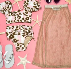 SEASHELL CHAIN MESH SKIRT