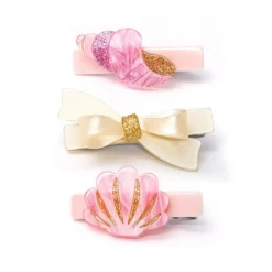 SEASHELL CLIPS SET OF 3